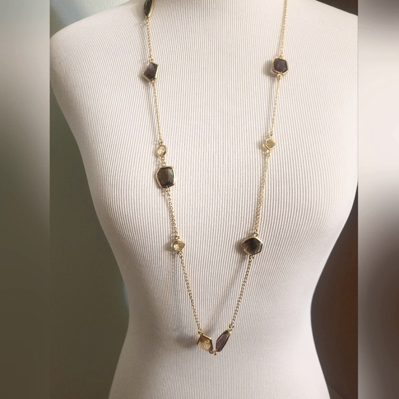 Stella & Dot Pippa Purple Necklace - Picture 2 of 7